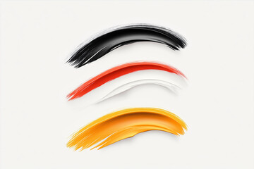 Wall Mural - Bold strokes of abstract colors create a vibrant wallpaper effect for artistic inspiration and home decor enhancement