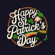 © ahmed - St Patrick's day concept, Saint Patrick's day Holiday, Happy St Patrick s Day Design Festive Irish Leprechaun Rainbow Pot of Gold Clover