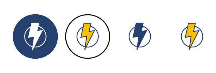 Wall Mural - power icon vector. power switch icon. electric power
