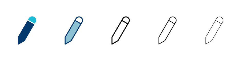 Poster - pencil icon vector isolated on white background. pencil vector icon