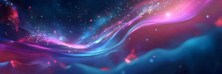 Wall Mural - abstract futuristic background with data transfer and cyberspace concept -