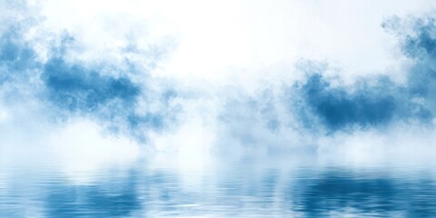 Wall Mural - Blue sky with white clouds