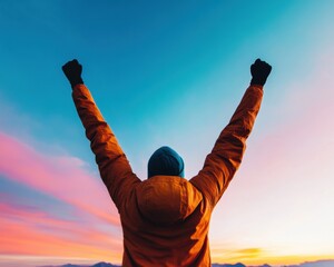 Aufkleber - Mindful Momentum Empowering Gen Z Leadership through Peak Performance Visualization - Breakthrough Motivation for Digital Wellness Entrepreneurs
