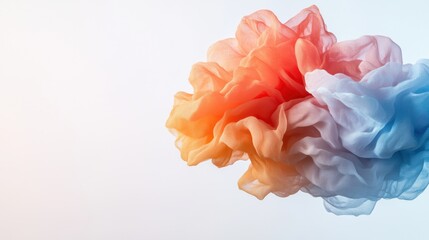 Aufkleber - Fluid Dynamics Ethereal Color Gradient Exploration - Innovative Digital Art, Soft Texture Visualization for Modern Design and Creative Expression