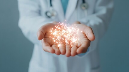 Leinwandbilder - Transformative Digital Health Nexus AI-Powered Medical Innovation Illuminating Future Care Paradigms with Holistic Technological Empowerment