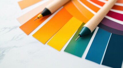 Aufkleber - Vibrant Color Palette Design Modern Creative Strategy for Innovative Branding and Visual Communication in Digital Marketing Aesthetics