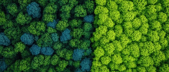 Poster - Eco-Chromatic Forest Mosaic Next-Gen Climate Visualization Showcasing Biodiversity, Sustainability Mapping and Regenerative Landscape Design Innovation