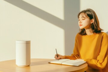 Poster - Mindful Learning Revolution Gen Z Wellness Tech and Minimalist Study Space - AI-Powered Educational Transformation for Digital Native Productivity