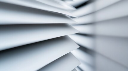 Poster - Minimalist Corporate Dynamics Abstract White Paper Flow Visualizing Business Innovation, Digital Transformation, and Strategic Communication Potential