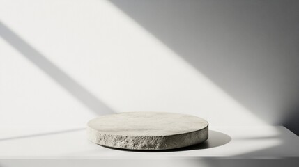 Aufkleber - Minimalist Industrial Design Concrete Podium Architectural Showcase for Premium Branding, Product Staging, and Next-Gen Visual Merchandising