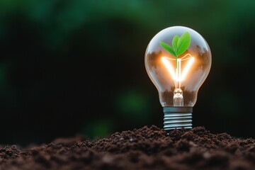 Poster - Eco-Innovation Catalyst Illuminating Green Technology Growth through Sustainable Design - Transformative Environmental Branding and Circular Economy Visualization