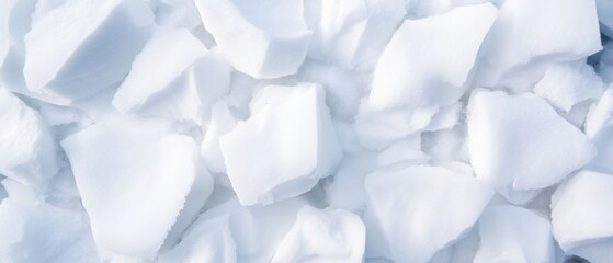 Poster - Arctic Minimalism Crystalline Ice Formations Showcasing Pure Climate Textures for Wellness, Design, and Environmental Marketing Narratives