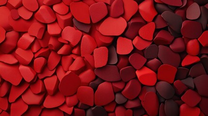 Leinwandbilder - Contemporary Art Deco Vibrance Close-Up of Redstone Texture for Premium Visual Merchandising and Modern Design Inspiration in Lifestyle Branding