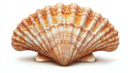 seashell isolated on transparent background catoon style