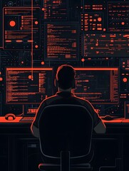 Hackers manipulate code flow in front of multiple screens