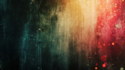 Wall Mural - Abstract Grunge Texture: A Symphony of Colors and Light