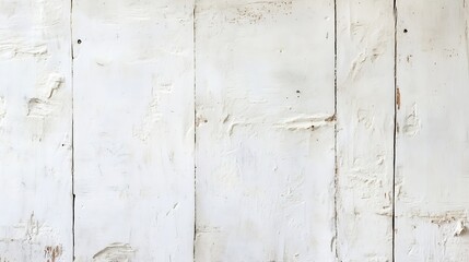 Leinwandbilder - Rustic White Wooden Planks Background for Stylish Decoration and Crafts : Generative AI