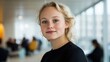© shobakhul - Young Woman Portrait Smiling Indoor Setting