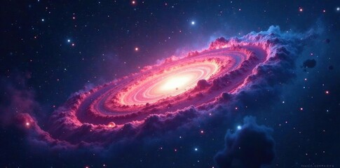 swirling cloud of gas and dust in the night sky, star formation, nebular, nebula