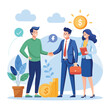 © MdZuel - Employee group portrait illustration