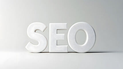 a big 3d rendered text 