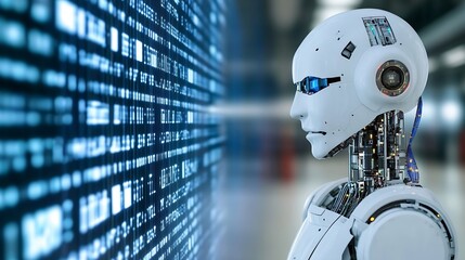 Poster - Advanced Robot Facing Digital Data Interface in High Tech Environment : Generative AI