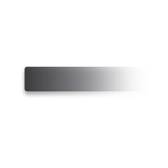 Poster - Gradient black banner shape transparent background