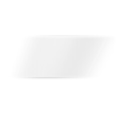Poster - Transparent white gradient bar. Abstract geometric shapes rectangle gradient shape on transparent modern style for background, banner, name card, button, sign, sticky note, header, footer, text box