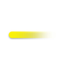 Poster - Yellow gradient rectangular banner. Blank transparent rectangle label, banner, button, bar, sign, sticky note, header, footer, text box, letterhead shape on transparent background