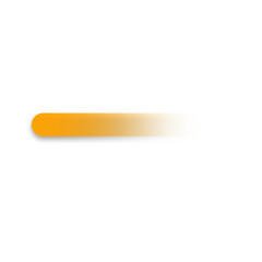 Poster - Transparent gradient rectangular banner. Blank orange rectangle label, banner, button, bar, sign, sticky note, header, footer, text box, letterhead shape on transparent background