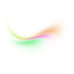 Aufkleber - Green pink yellow gradient shape transparent background grainy noise texture glowing wave backdrop poster banner header cover design