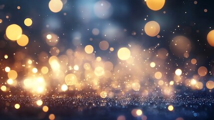Leinwandbilder - Captivating bokeh lights creating a magical and dreamy atmosphere with vibrant colors : Generative AI