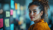 © PixelMinds - Close-up shot of a participant emphasizing collaboration in an Agile retrospective meeting.