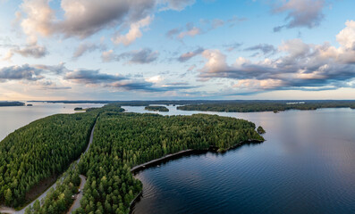 Sticker - lake and sky