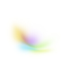 Aufkleber - Glowing blue abstract shape, purple yellow blue gradient background shape, noise texture futuristic dynamic poster header cover wallpaper banner backdrop design