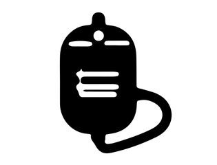 vector illustration of a silhouette of a mask on white 