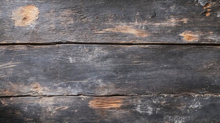 Poster - Textured Dark Weathered Wood Background for Rustic or Vintage Designs : Generative AI