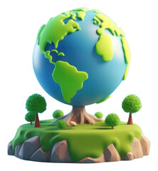 Canvas Print - PNG Sphere planet earth space.