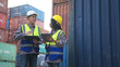© Wosunan - Engineers and technicians inspect the standards of containers that are made