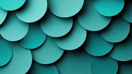 Wall Mural - a blue background with many small circles. the circles are all different sizes and are arranged in a