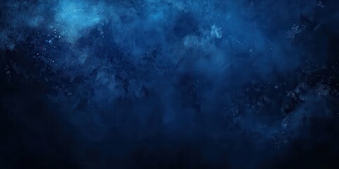 Wall Mural - a blue sky with a lot of stars and a few clouds. the sky is very dark and the stars are very bright