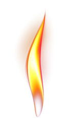 Wall Mural - png candle flame fire colors light.