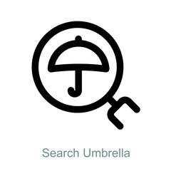 Wall Mural - Search Umbrella