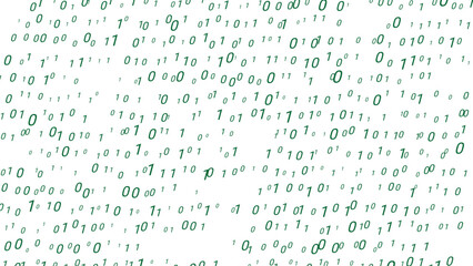 Coding Programming Digital Tech Vector Background Design. Ones and Zeroes Backdrop Print