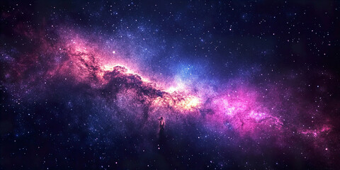 Wall Mural - milky way galaxy view