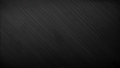 Poster - black textured synthetic surface with fine diagonal lines, modern abstract background for design, branding, or product presentation

