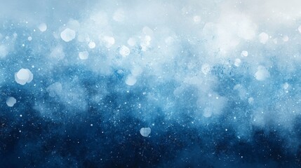 Wall Mural - an abstract blue watercolor background displays bokeh effects and textures nicely