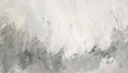Aufkleber - muted abstract textured painting with soft gray and white brushstrokes, modern minimalist background for interior or branding

