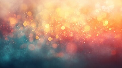 Wall Mural - Abstract background featuring beautiful colors and sparkling bokeh effects