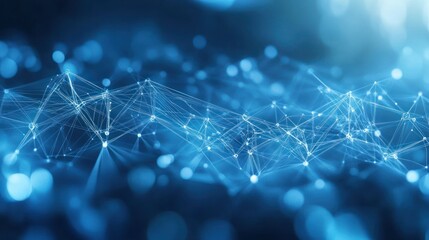 Global network connection, digital data flow, abstract background, technology concept
